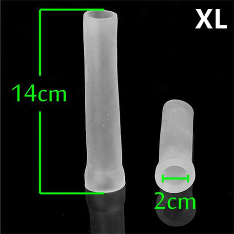 Silicone Sleeves For Vacuum Suction Cup Penis Enlargement Pump Extender Replacement Accesorries Penis Stretcher Clamping Kit