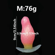 WOYE Liquid Silicone Strawberry Anal Plug Butt Plugs Masturbator Posterior Enlargement Anal Dilators Adult Toys For Men/Women