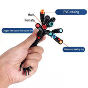 Butt Plug Connector Wiring for Electric Scooter Pluger Signal Sensor Female Male Cable E-bike 2 3 4 5 6 Pin Brake Cable