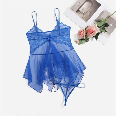 Women's Lace Fluoroscopy Beauty Elegant Reverie Sexy Lingerie Sexy Lingerie Role Play Lingerie Sexy for Women Push up